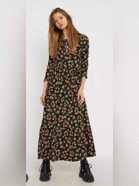 Free People Tiers of Joy Maxi Dress Sz M